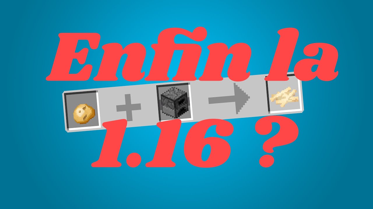 ENFIN UNE PRE-RELEASE (review 1.16-pre1)