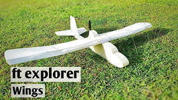 How to make ft explorer wings | rc plane wings