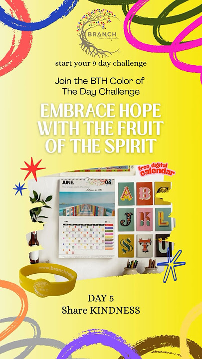 💛 DAY 5 of the 9-Day BTH Challenge: KINDNESS 💛  #fruitofthespirit #kindness #prayer #pauseandpray