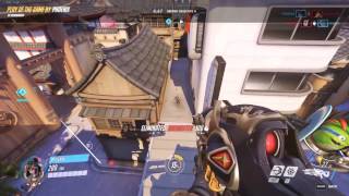 Widowmaker, sneaky on Hanamura