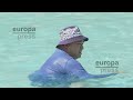 Las piscinas de Barcelona se llenan de gente para combatir las olas de calor