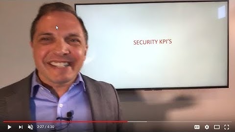 Do You Have Security KPI’s?