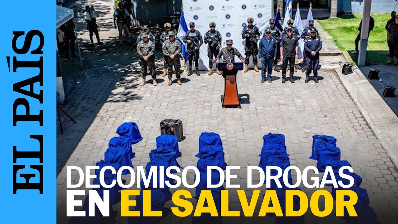 EL SALVADOR incauta 1,4 toneladas de DROGA en operación EN ALTA MAR ...