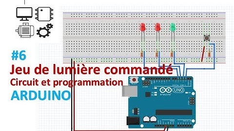 ARDUINO : Jeu de Lumière  commandé - Circuit et programmation | Sciences de l