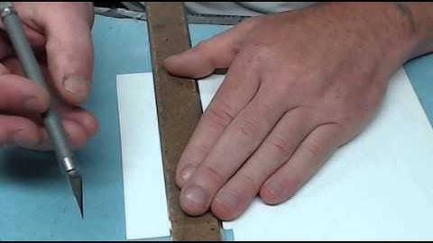 scratchbuilding basic (cutting sheet plastic)