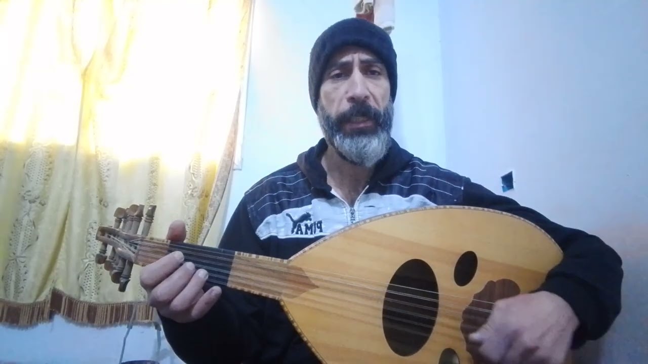 ومنين ابدا .. تراث شعبي ..حسين حوراني ..قصي احمد .. تعليم عزف عود بلفظ النوتة 