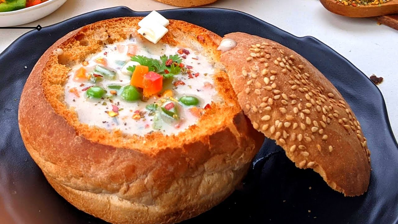 BURGER SOUP. SOUP Wala Burger. Try Serving soup this way #shorts #souprecipes #mixedvegetablesoup | Special Menu