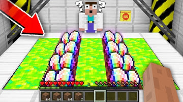 NOOB FOUND TECHNOLOGICAL FARM of RAINBOW DIAMONDS! in Minecraft Noob vs Pro