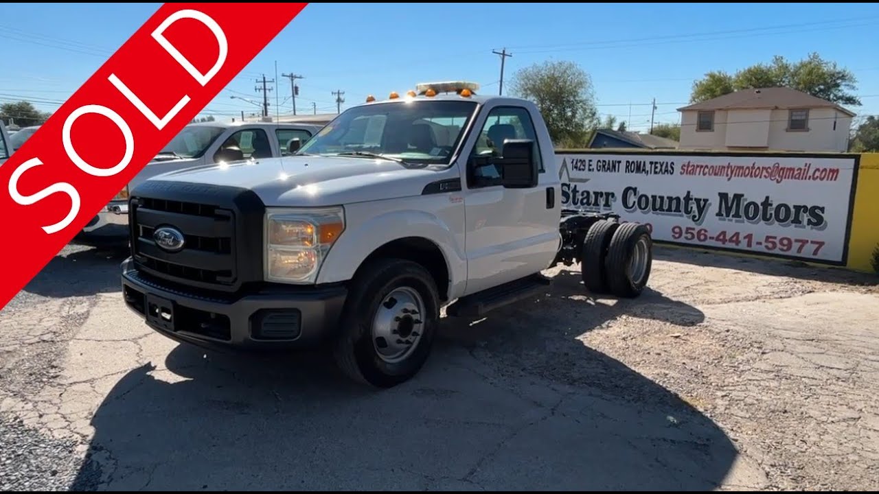 2011 Ford F350 Single Cab dually cab and chassis...SOLD