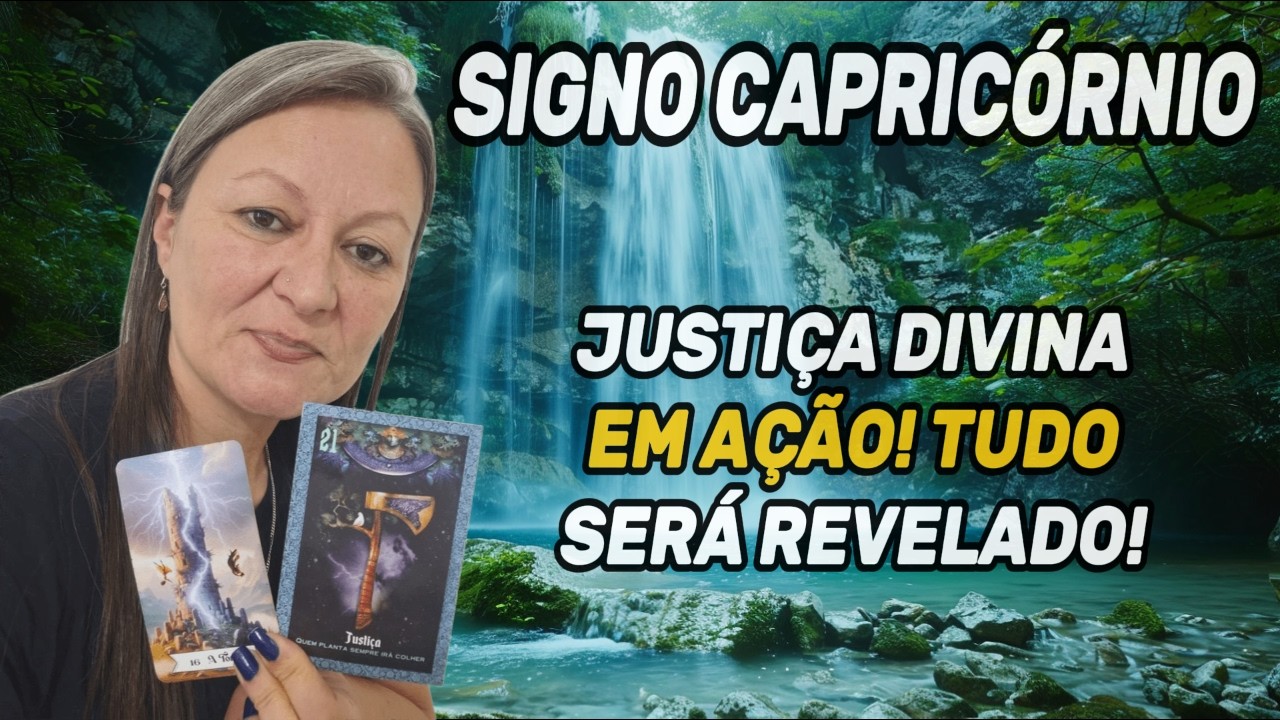 ♑ CAPRICÓRNIO – 🔮 INTERVENÇÃO DIVINA! AS MÁSCARAS FINALMENTE VÃO CAIR! 😱