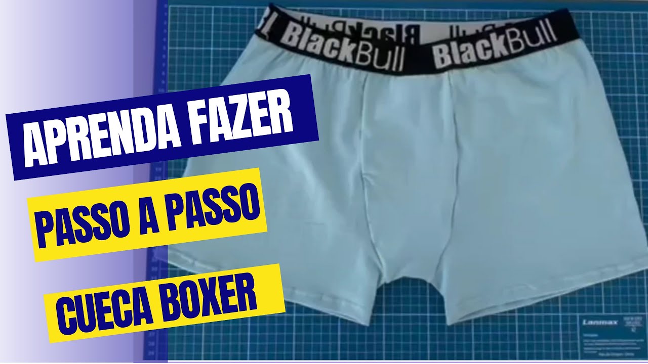 ✂️Aprenda com a Jaque um passo a passo para fazer uma linda cueca Boxer 🩲