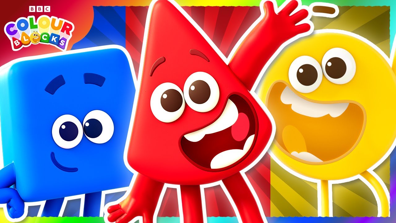 Colourblocks Red, Learn to Draw and Colour, Colour Blocks Red
