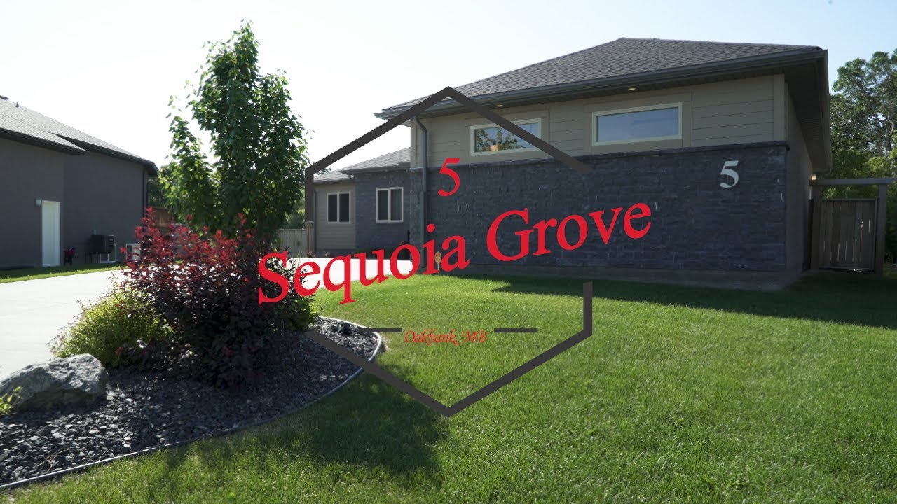House For Sale 5 Sequoia Grove, Oakbank, Manitoba YouTube
