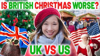British Christmas vs. American Christmas | holiday traditions, food, music differences (UK vs. USA)