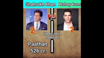 Shahrukh Khan Vs Akshay Kumar comparison ‎@BrainXMania 
