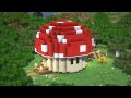 Minecraft: How To Build a Super Mario Mushroom Survival House Tutorial(#39) | 마인크래프트 건축, 버섯 집, 야생기지