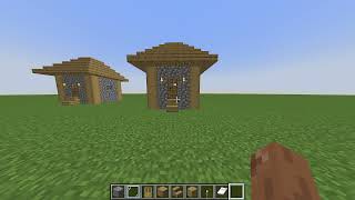 how to make a small village house in minecraft