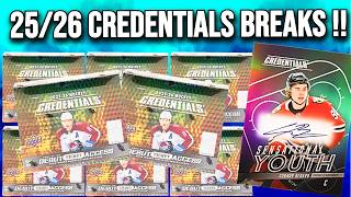 2025-26 Upper Deck Credentials Hockey CASE BREAKS !! 🔥