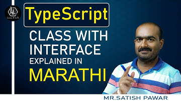 learn TypeScript | Classes with Interface Inheritance | In Marathi #interfaces #classes #typescript