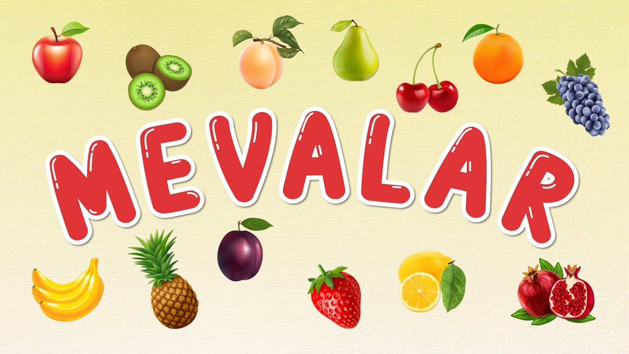 Mushuk videodagi sabzavotlar va mevalar Mushuk videodagi sabzavotlar va mevalar