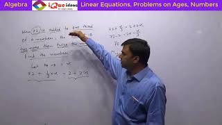 Linear Equation One Variable questions