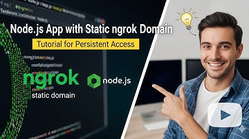 Run Your Local Node.js App Online with Free Static Ngrok Domain (Step by Step)