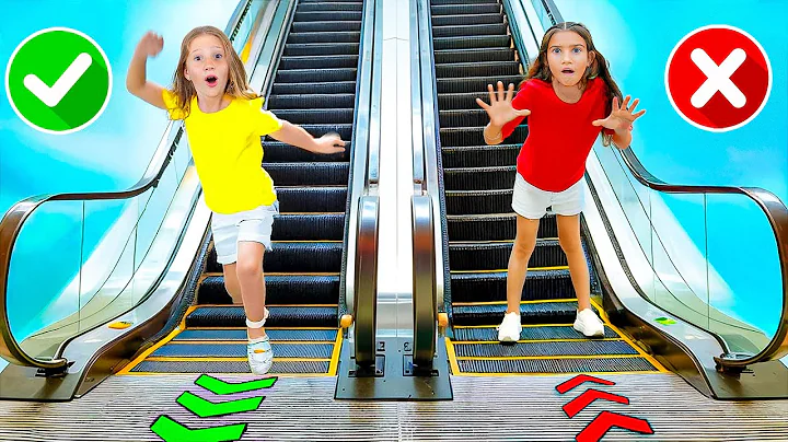 Nastya and Kids Learn Mall Safety Rules