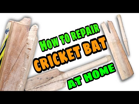 How to repair cricket bat at home | Part-1 | fix cricket bat handle | broken bat repairing |