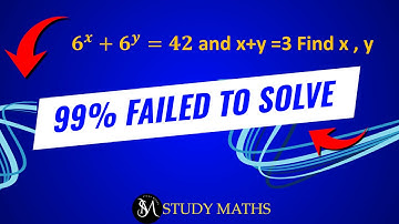 99% failed to Solve this amazing algebraic Problem