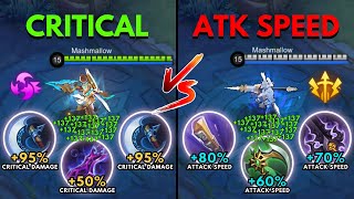 Zilong Critical Build vs Zilong Attack Speed Build