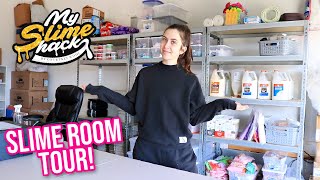 MYSLIMESHACK SLIME ROOM TOUR + Clean/Organize With Me!