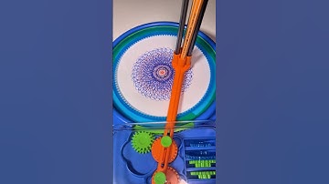 Create perfect spirographs with a special machine! #shorts #loopart #spirograph