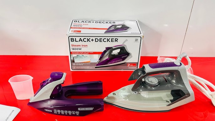 Product Review – Black + Decker One Step Steam Iron – Model IR18XS –  Otownfun