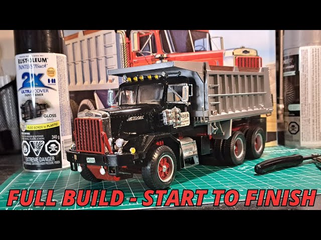 amt Autocar DC-9964B Dump Truck プラモデル Building the Autocar DC-9964B Dump Truck: 1/25 Scale Model Kit by