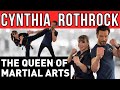 Cynthia Rothrock - Queen of Martial Arts and Action Film Star Teaches Tony Horton Kung Fu