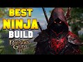 Ultimate ninja assassin shadow monk build for baldurs gate 3