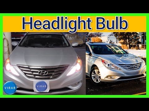 How to Replace Headlight Bulbs - Hyundai Sonata (2011-2014) - COMPLETE & SUPER-DETAILED