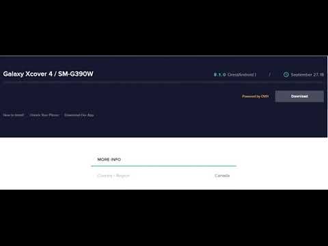 Free Download Android 8.1.0 Oreo Galaxy Xcover 4 SM-G390W Firmware