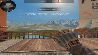 Gloves“autum” + karambit\