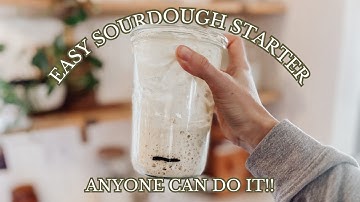 EASY Sourdough Starter Guide | Have ACTIVE Starter in Just 7 DAYS!