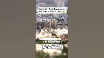Epic Demolition Buildings in China