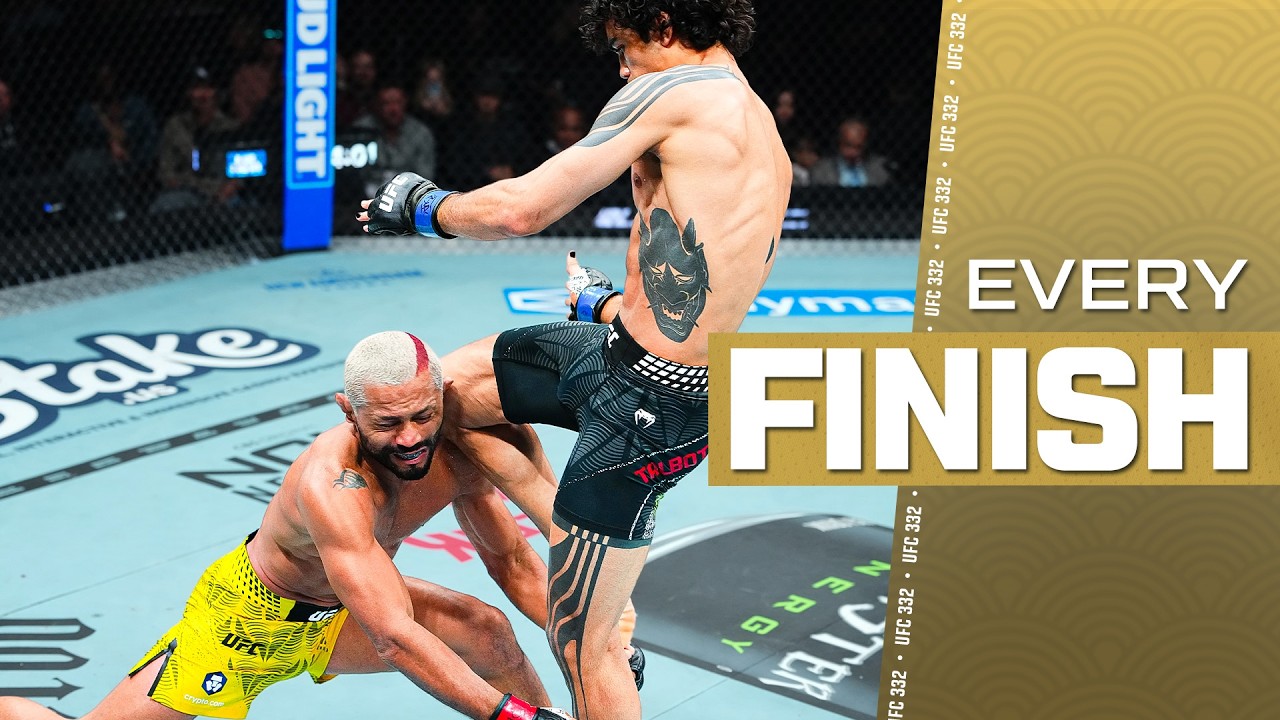 Every Knockout From UFC 332 | UFC Highlights