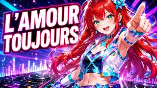 L'Amour Toujours | Nightcore 🗼💖 Hands Up Remix!  ▹Lyrics◃ Female Voice
