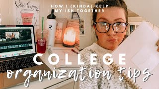 HOW I STAY ORGANIZED IN COLLEGE | time management skills & how to set up your semester for success