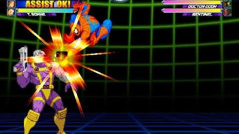 Mvc2 Spiderman throw setup