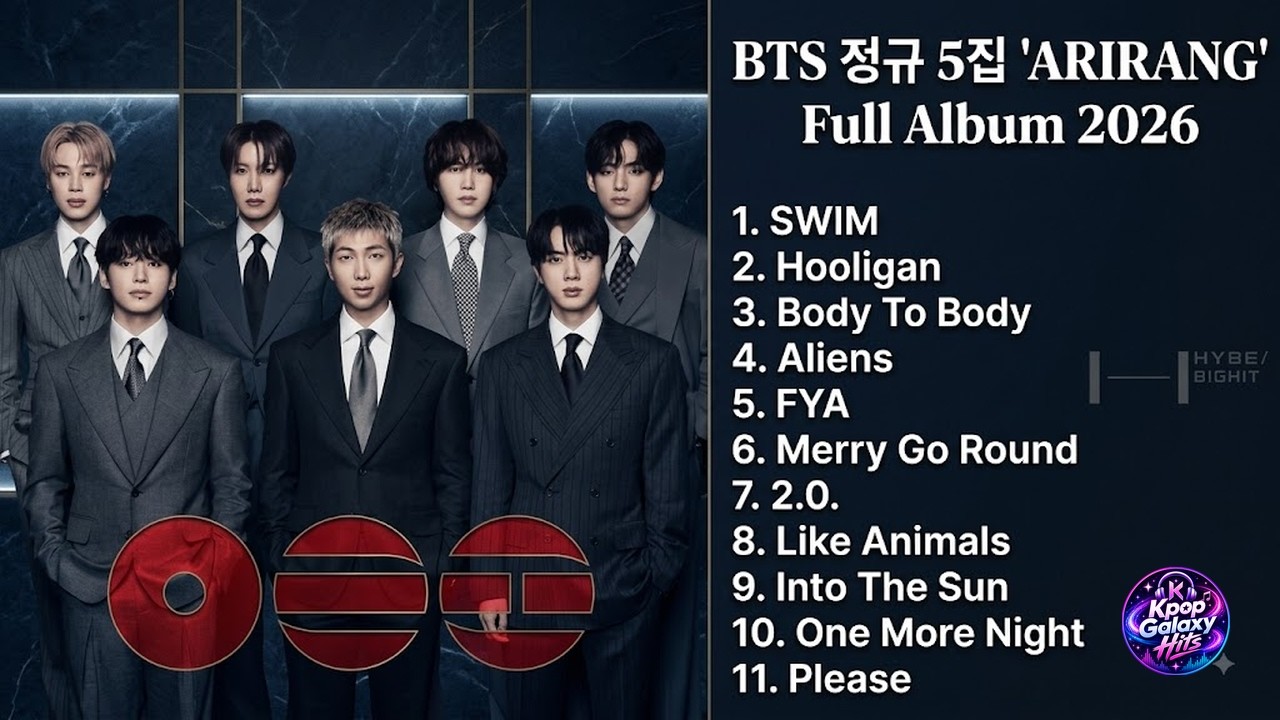 BTS ARIRANG - Full Album Stream - YouTube