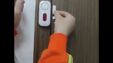 Anti theft Door Sensor Alarm Open Burglar Alarm with Magnetic Door and Window Alarm Sensor for Kids