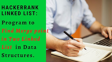 Find merge point in two Linked List || Data structures || coding4u