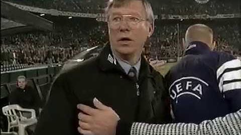 Sir Alex Ferguson swearing and angry after horror challenge
