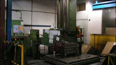 5.12" TOS WHQ 13.8 CNC TABLE TYPE HORIZONTAL BORING MILL WITH ATC, 2000